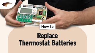 How to Replace Thermostat Batteries [upl. by Gemina743]