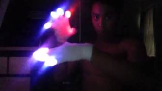 Evo  MDMA Glove Light Show [upl. by Piggy]