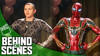 Behind The Suits of SPIDERMAN FAR FROM HOME  Tom Holland Zendaya [upl. by Aerbma279]