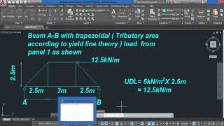 How to transfer slab loads to beams and analyze beams using EngiLab Beam2D part 1 [upl. by Aneeh352]