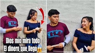 Wicho recibe más de 3mil Mira como reaccionó yassy a la hora de ver todo este dinero😱 [upl. by Ahsait]