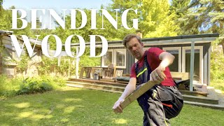 Renovating an abandoned Tiny House 91 Bending wood [upl. by Jezebel]