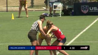 Mass Elite vs Yellow Jackets  14U  2024 USA Lacrosse Youth Nationals  Full Game [upl. by Dalila753]