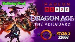 Dragon Age Veil Guard  RX 580  RYZEN 3 3200G  1080P [upl. by Andrien]