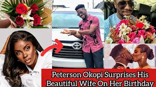 🥰 Peterson Okopi Surprises His Beautiful Wife Prudent Gabriel Okopi As She Celebrates Her Birthday [upl. by Annoik]