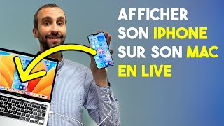 Partager lécran d’un iPhone sur un Mac [upl. by Tai256]