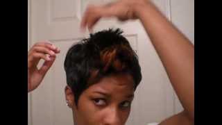 halle berry hair cut how to get her spiky pixie hair style [upl. by Ximena]