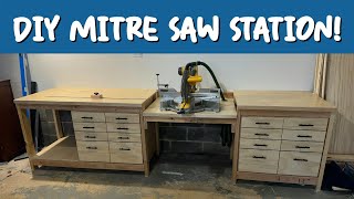 DIY Mitre Saw Station [upl. by Aridaj]