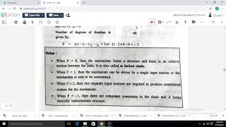 Subject Kinematics of Machinery Unit 1 Lecture 5 [upl. by Ahsert]