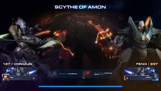 Starcraft 2  Coop  Scythe of Amon  Brutal  Vorazun [upl. by Nrojb]