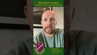 Prenton RUFC CrowdFunder Matt Dawson [upl. by Fortuna]