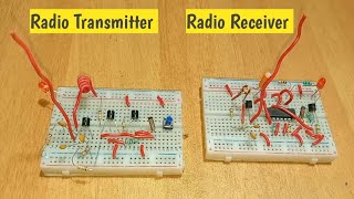 Simple Transmitter And Receiver Circuit How to create [upl. by Aihsekyw]