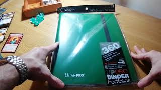 Ultra Pro Eclipse Pro Binder  Unboxing Review amp Prueba de capacidad ESPAÑOL [upl. by Cindee]