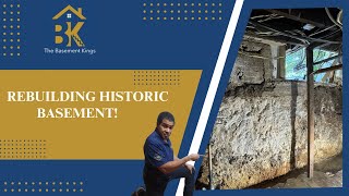 The Impact of Waterproofing a Historic Basement with the Basement Kings [upl. by Ettessil]