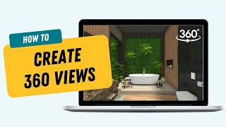 Create a 360 View  RoomSketcher App [upl. by Atteuqahc]