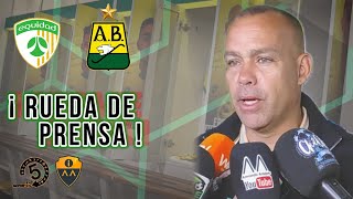 RUEDA DE PRENSA COMPLETA RAFAEL DUDAMEL PREVIO JUEGO ANTE EQUIDAD  LIGA BETPLAY 20242 [upl. by Hagerman67]