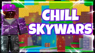 Chill SkyWars Gameplay  Roblox Bedwars Gameplay [upl. by Lopez]