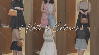 1 Knit 5 Colours  Hermes K25 C18 Mini Lindy Lindy 26 Mini Jypsiere Wallet on Chain and more [upl. by Eixirt]