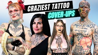 5 Of Our Most Shocking Tattoo CoverUps  TRANSFORMED [upl. by Nitz]