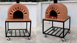 How to make a beautiful and convenient portable pizza oven [upl. by Akemet]