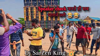 Dj SarZen Speaker Check 🔥 Odisha Motto Mela Bhadrak  तूफान ही भाई SarZen King 👑 [upl. by Osmund]