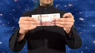 Cool Money Banknote Magic Trick Revealed [upl. by Enimasaj]