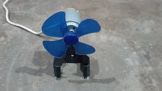 powerful DC motor se powerful stand fan banayehigh speed stand fanpowerful fanmobile charger fan [upl. by Yemrots473]