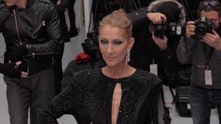 Celine Dion and boyfriend Pepe Munoz front row of the 2019 Alexandre Vauthier Haute Couture show in [upl. by Adria]