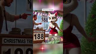 Kitten’s want’s Christmas tree🎄 cat catlover funny shorts christmas christmastree [upl. by Hnahc]