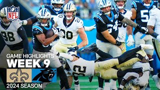 New Orleans Saints vs Carolina Panthers  2024 Week 9 Game Highlights [upl. by Ispep]