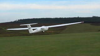 Glider Takeoff into Steep Climb [upl. by Loresz]