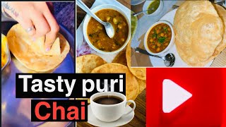 Subha Subha Puri Chai Testi breakfast ￼ daily cooking☕️🤤 [upl. by Neel831]