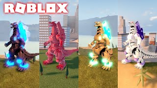 Mechagodzilla Type 2 Kiryu Skins  Roblox Kaiju Universe [upl. by Ahseeyt861]