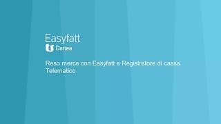 Easyfatt Reso Merce con il Registratore di Cassa Telematico [upl. by Levram575]