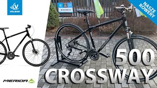 MERIDA CROSSWAY 500 BLACK 2023 [upl. by Alleoj]