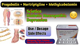 Pregabalin Nortriptyline methylcobalamin Tablets use in hindi  Neupreg Plus tablet \ Dawa jankari [upl. by Apgar293]