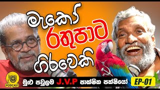 මැකෝ රතුපාට ගිරවෙකි 丨  මුළු පවුලම JVP පාක්ෂික පාක්ෂියෝ [upl. by Scharf]