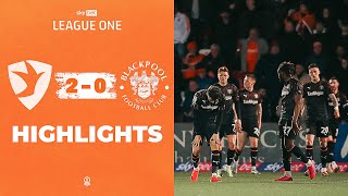 Highlights  Cheltenham Town v Blackpool [upl. by Doolittle]