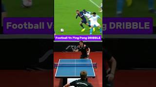 Dribble Football Vs Pingpong tabletennis sport shorts footballshorts football [upl. by Janette]