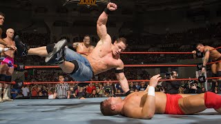 John Cena amp Randy Orton vs everyone Raw March 17 2008 [upl. by Ritch]