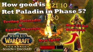 How good is Ret Paladin in Phase 5 WoW SoD PTR Testing [upl. by Artamas]