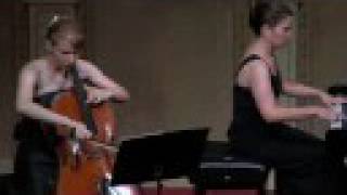 Brahms Cello Sonata in E minor 1st mov part 1  Anna Litvinenko [upl. by Thaddus]