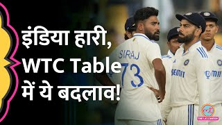 Rohit Sharma की Team India Ind vs NZ Test हारी WTC Points Table पर क्या असर पड़ा [upl. by Vano]