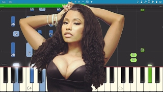 Nicki Minaj  No Frauds ft Drake  Lil Wayne  Piano Tutorial [upl. by Eneluj]