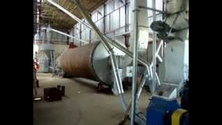 Pellet line producing equipment wood chips sawdust Lithuania [upl. by Eittak386]