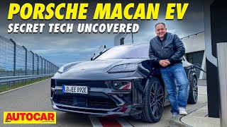 2024 Porsche Macan EV  All the tech on the allnew allelectric Macan First Look autocarindia1 [upl. by Yrehc]