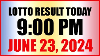 Lotto Result Today 9pm Draw June 23 2024 Swertres Ez2 Pcso [upl. by Tricia928]