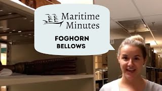 Maritime Minutes Foghorn Bellows [upl. by Nigrom]