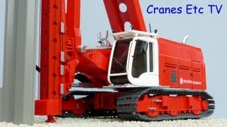 NZG Liebherr LRB 255 Piling Rig Soletanche Bachy by Cranes Etc TV [upl. by Maghutte31]