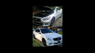 2014 Infiniti Q50 vs Infiniti G37 7AT [upl. by Vescuso]